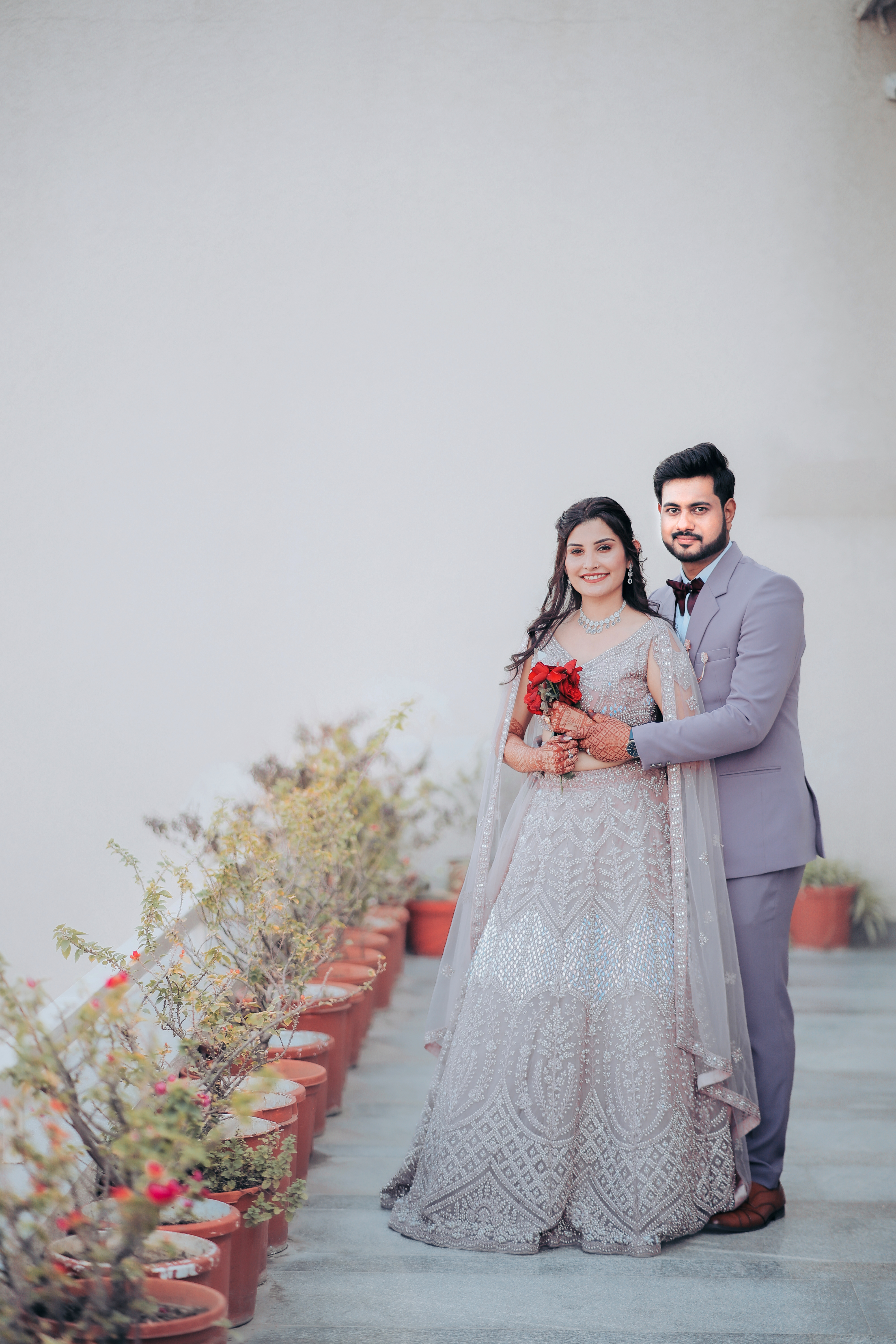 Portrait of a woman in profile
